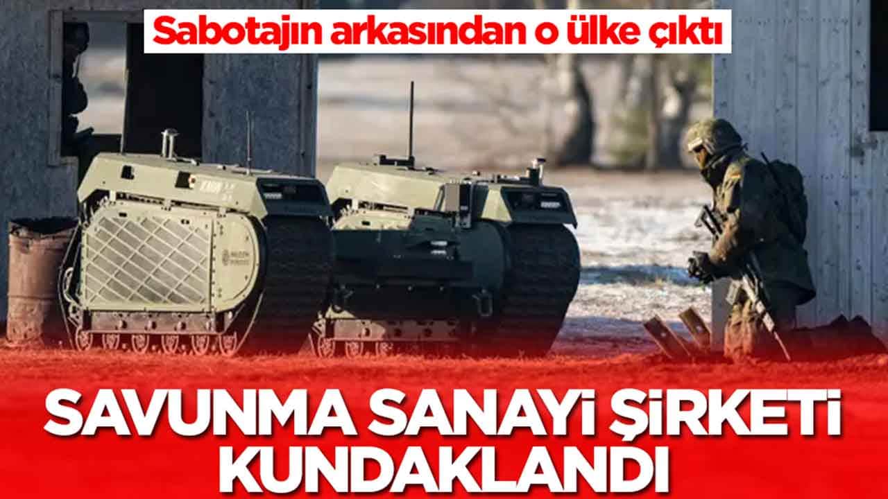 Kritik savunma sanayi şirketi kundaklandı: Sabotajın arkasından o ülke çıktı