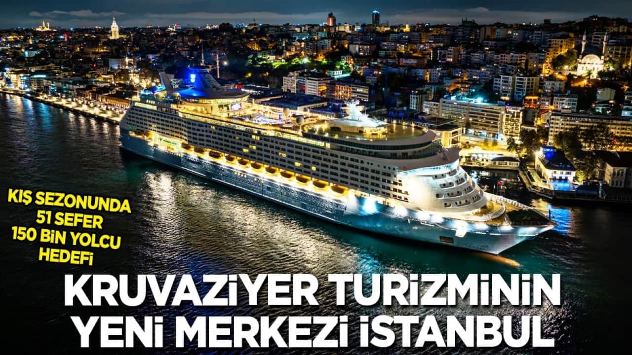 Kruvaziyerde yolcu trafiği 12 ay devam edecek: Kış sezonunda 51 sefer, 150 bin yolcu hedefi