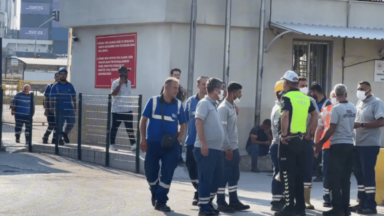 Foto - Limanda kimyasal sızıntı paniği: Çalışanlar tahliye edildi!