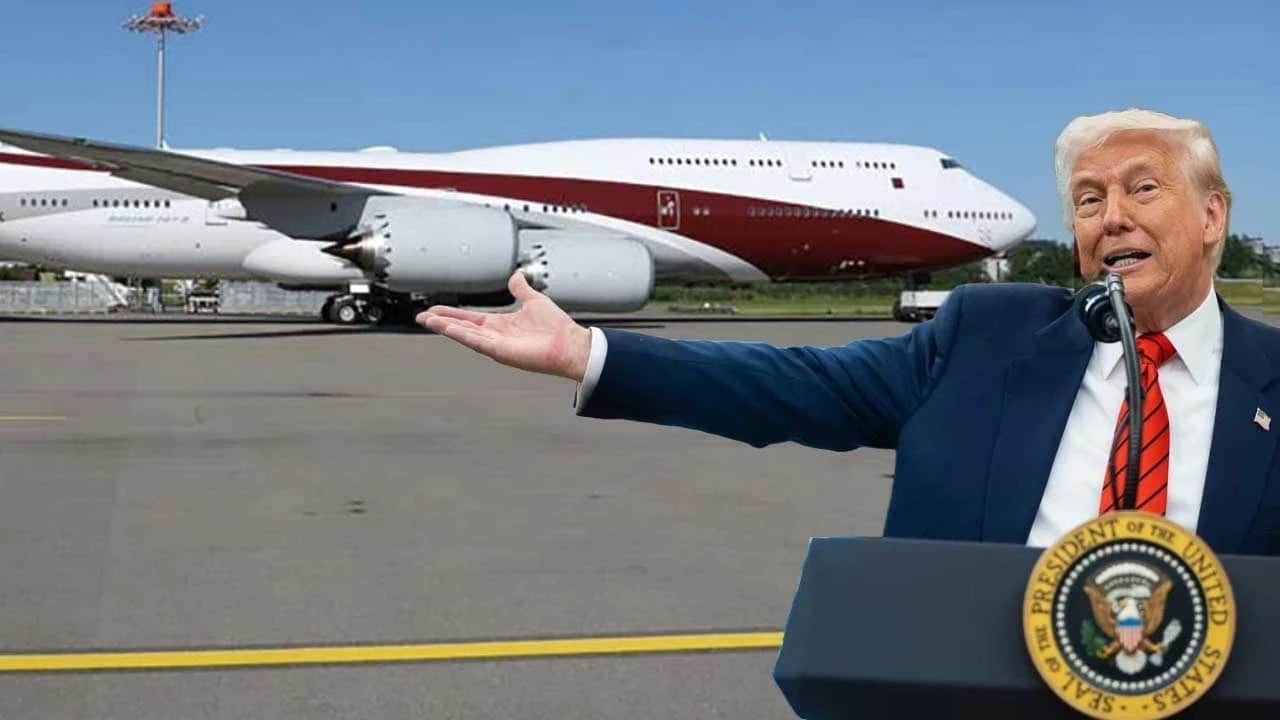 Foto - Lüks yolcu uçağı hediye etmişti Trump’tan Katar’a 4,5 milyar dolarlık onay