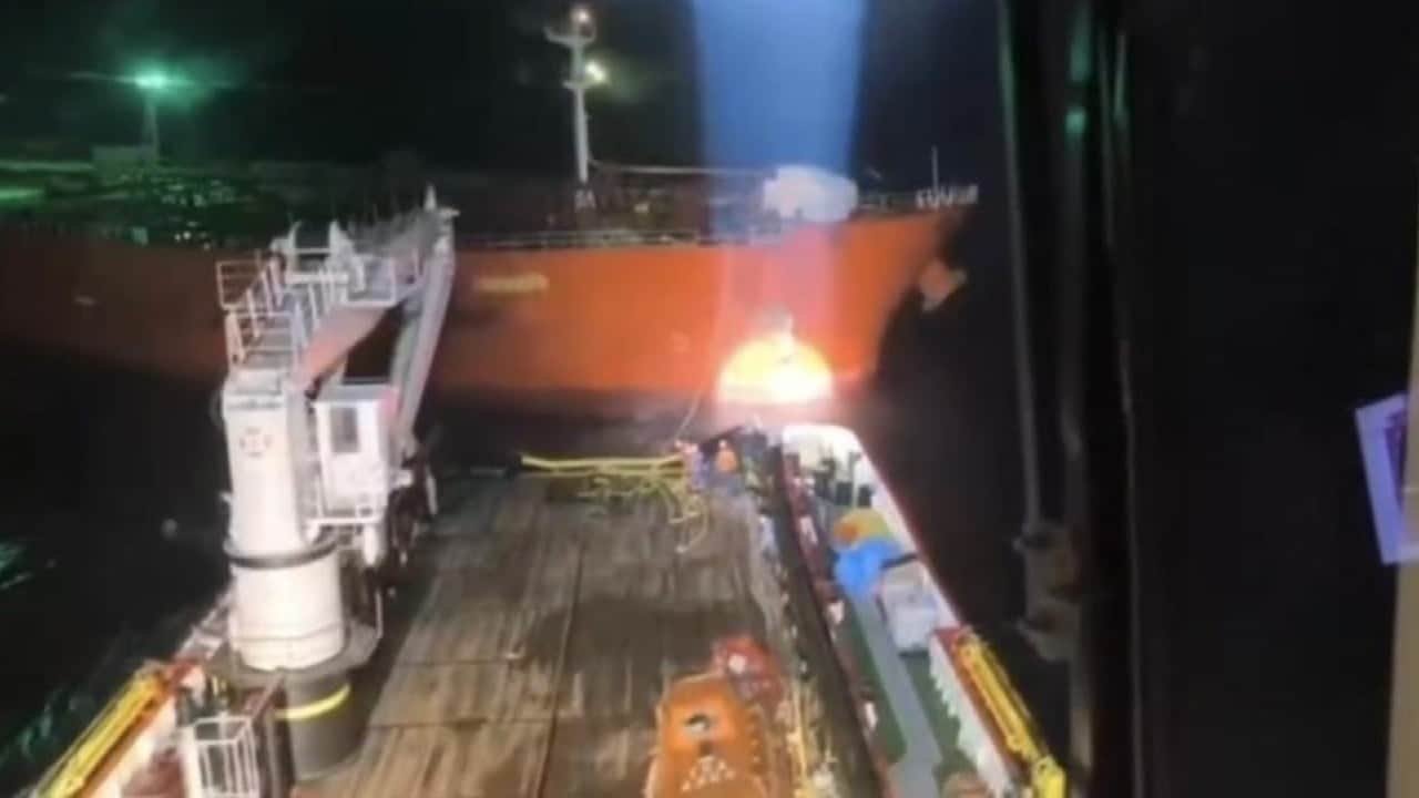 Foto - Makine arızası ile sürüklendi Marmara denizinde tanker faciası ucuz atlatıldı