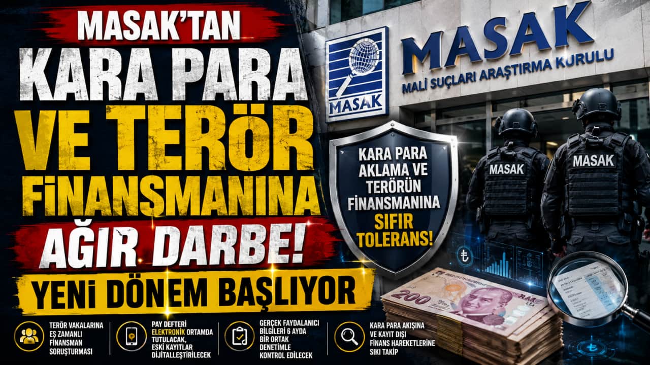 MASAK'tan kara para ve terör finansmanına ağır darbe! Yeni dönem başlıyor