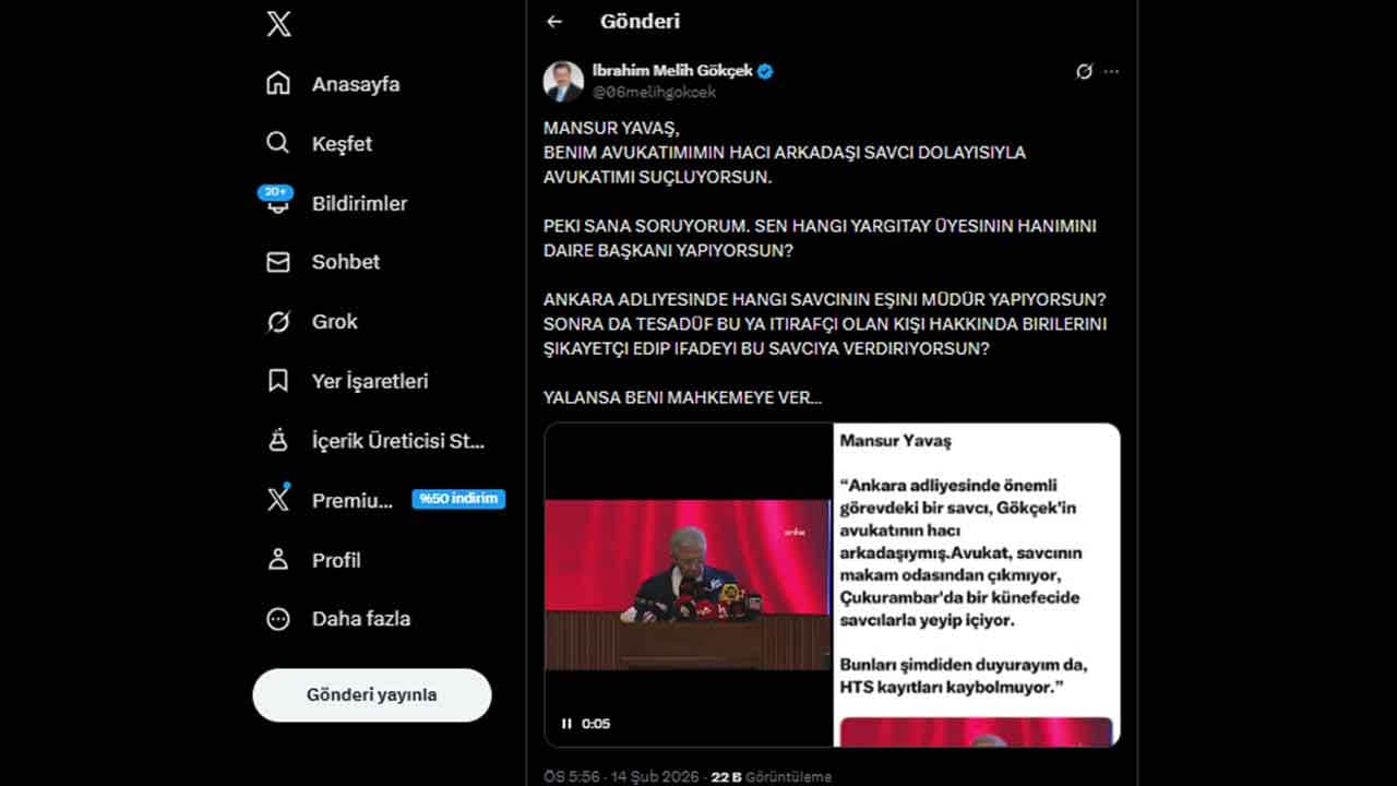 Foto - Melih Gökçek'ten şok ima: Yalansa beni mahkemeye ver, sen hangi Yargıtay üyesinin hanımını daire başkanı yapıyorsun?