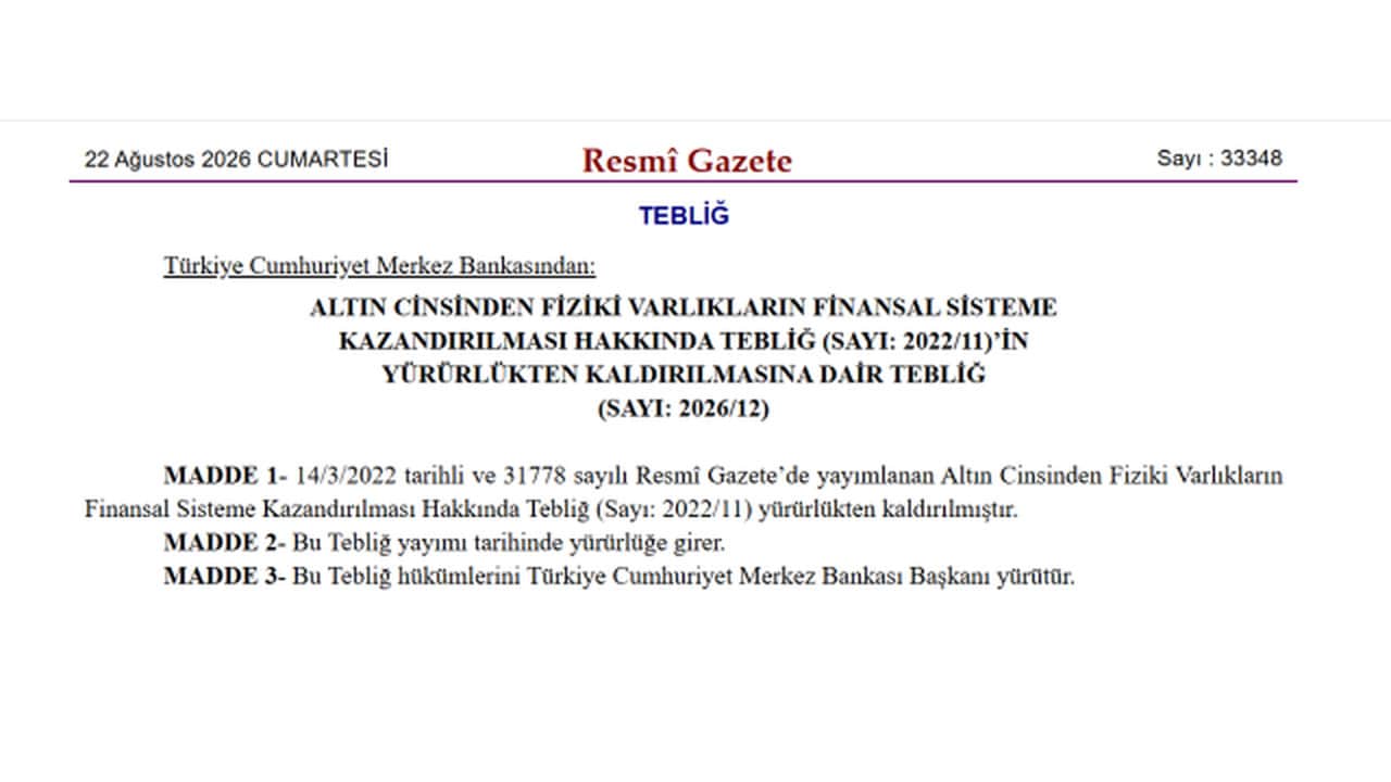 Foto - Merkez Bankası’ndan "yastık altı altın" kararı! Hiç kimse farkına bile varmadı, tamamen kaldırıldı
