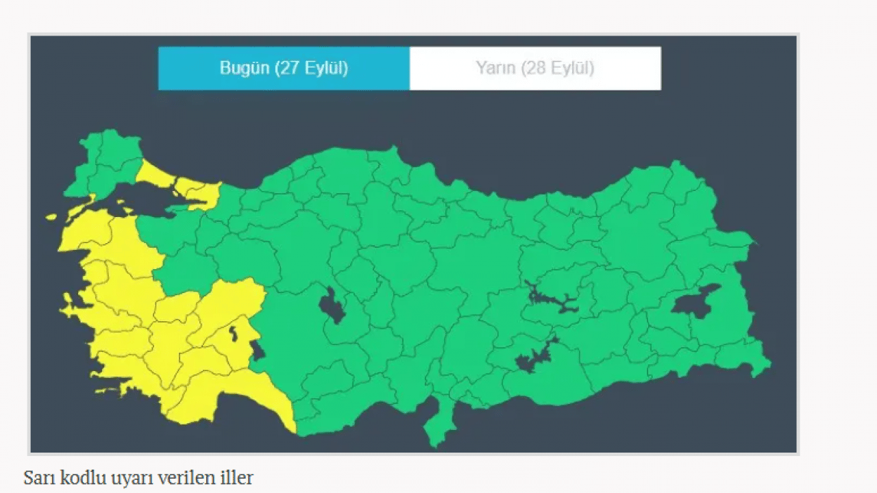Foto - Meterolojiden 14 il için sarı alarm: Çok kuvvetli geliyor!