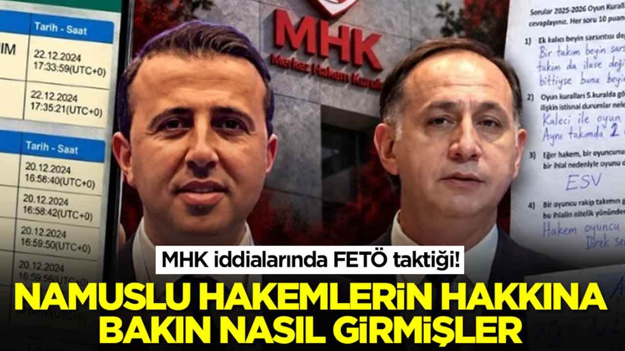 MHK iddialarında şok eden FETÖ taktiği: Hakemlerin hakkına bakın nasıl girmişler
