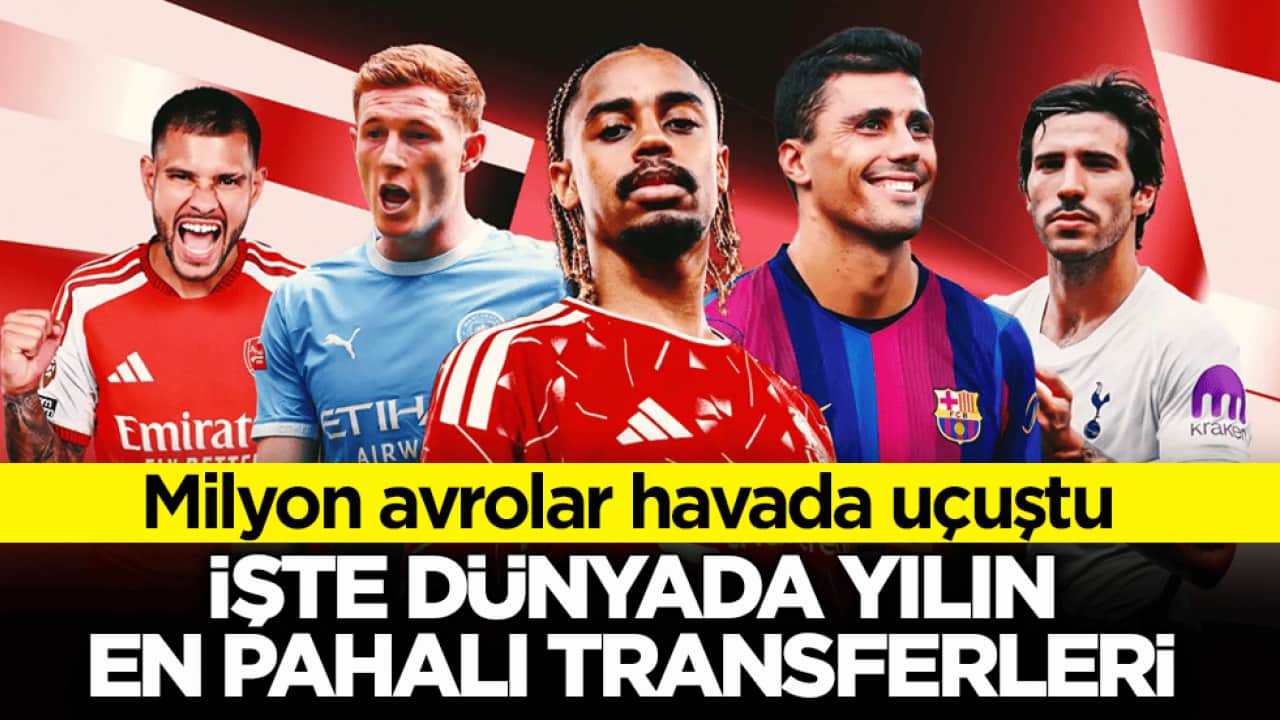 Milyon avrolar havada uçuştu! İşte dünyada yılın en pahalı transferleri