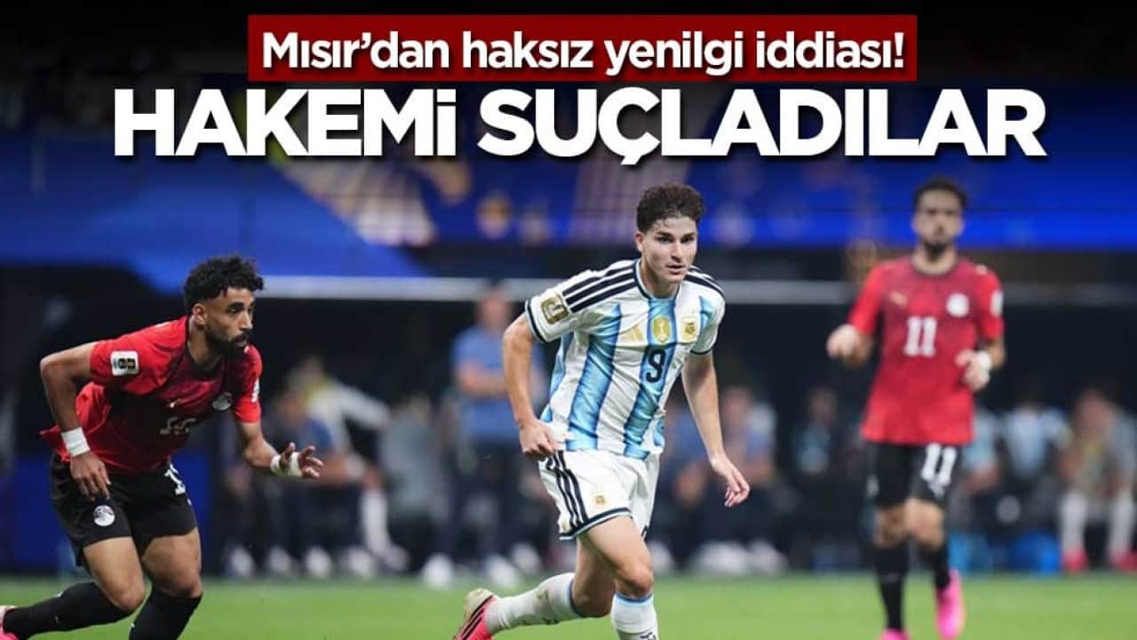 Mısır’dan haksız yenilgi iddiası! Hakemi suçladılar