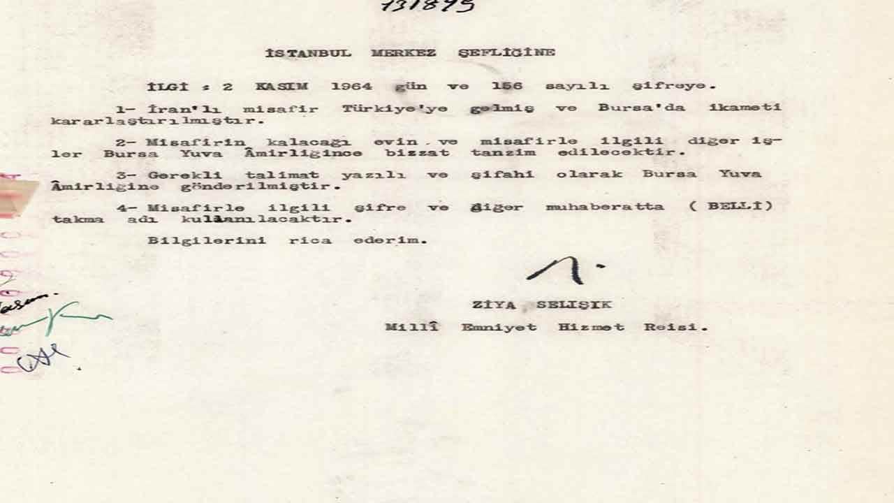 Foto - MİT’in tarihi arşivi açıldı: Dürüst karakter sergilemediği için resmi ilişki kesildi