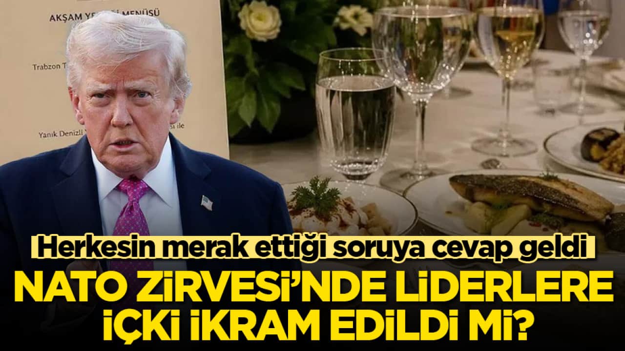 NATO Zirvesi’nde liderlere içki ikram edildi mi? Herkesin merak ettiği soruya cevap geldi
