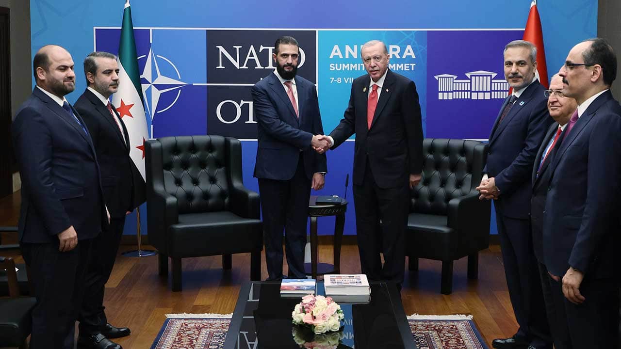 Foto - NATO'nun ev sahibi Erdoğan'dan Şara sürprizi