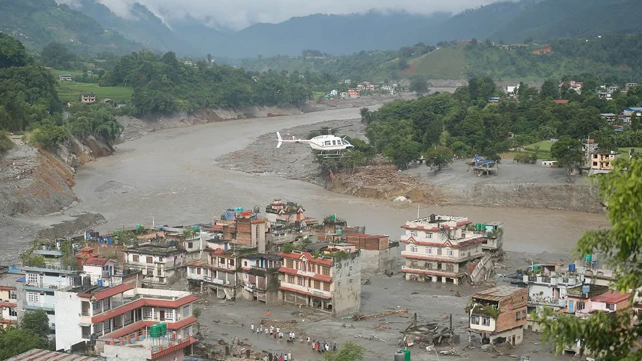 Foto - Nepal’de felaketin boyutu ortaya çıktı! Selin ardından 2,2 milyon ton enkaz kaldı