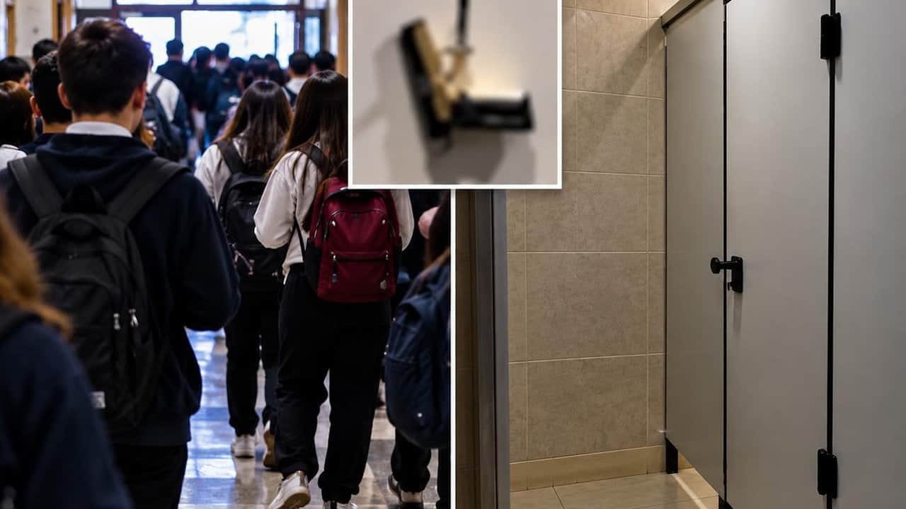 Okulda büyük skandal! Tuvalette silah bulundu, sahibi ağızları açık bıraktı