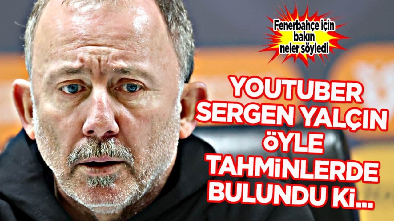 Olay sözler: Sergen Yalçın 'Bir daha bu işi yapmam' diyerek duyurdu! 