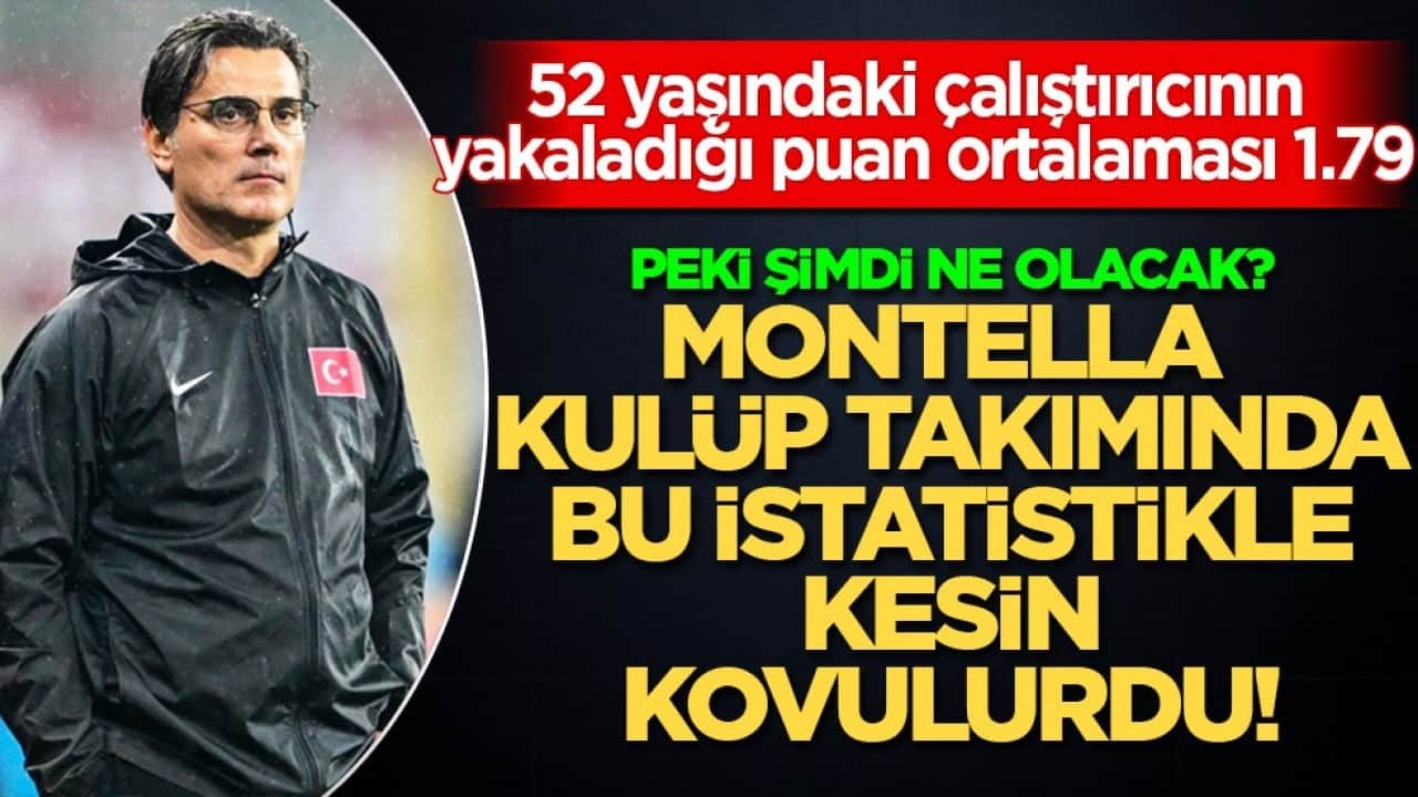 Onay verildi verilecek: Patır patır düştü: Montella kulüp takımı oluşturdu: Kulüpte olsa kovulurdu!