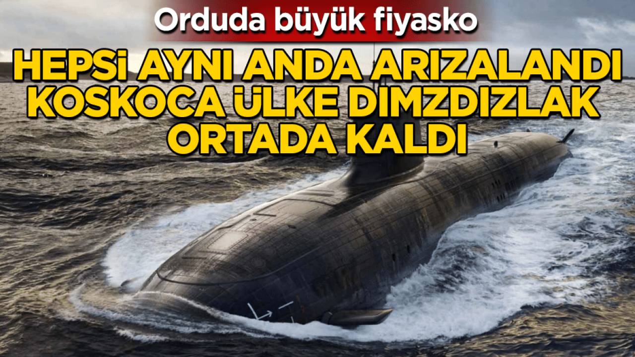 Orduda büyük fiyasko! Hepsi aynı anda arızalandı, koskoca ülke dımzdızlak ortada kaldı