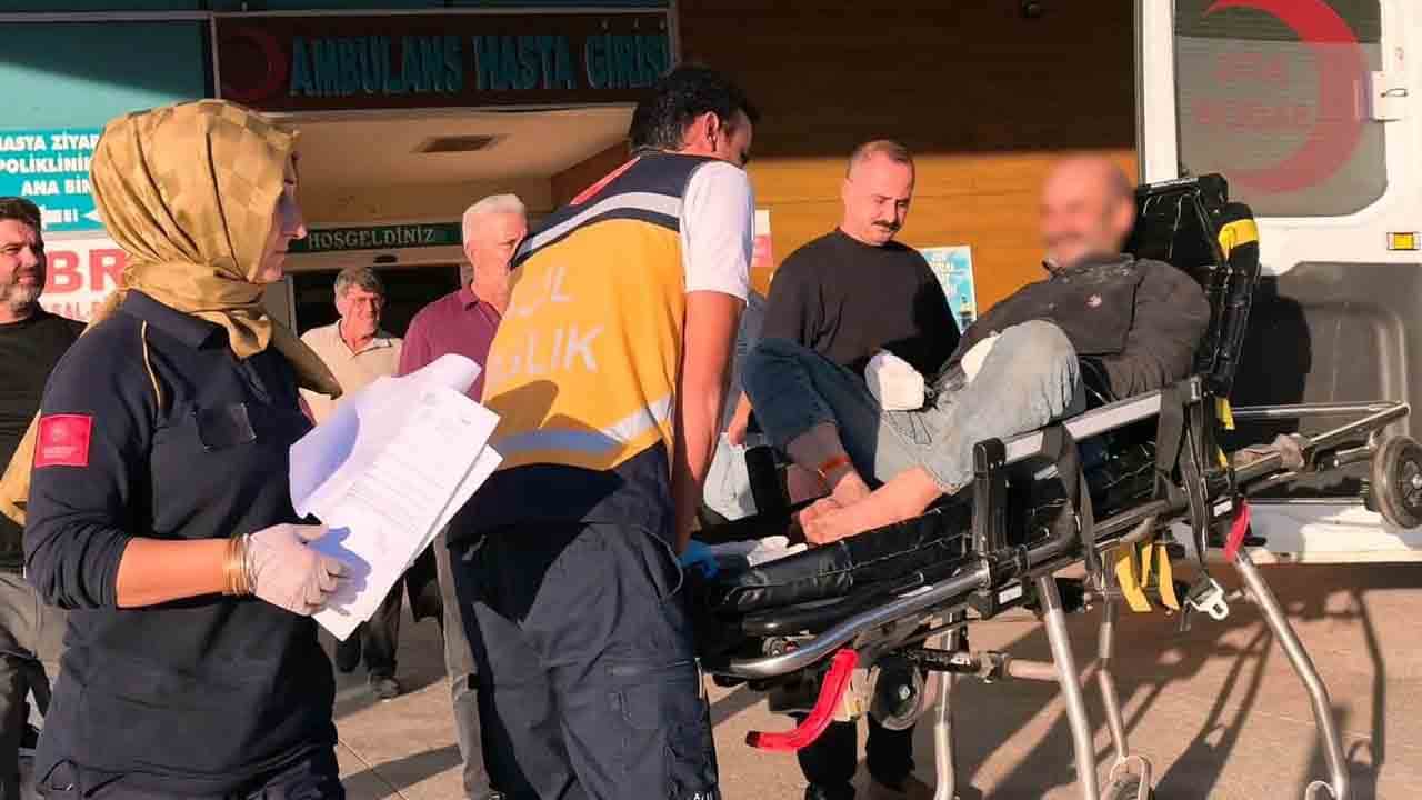 Foto - Ormanda feci kaza: Tomruğa sıkışan işçinin 6 parmağı koptu!