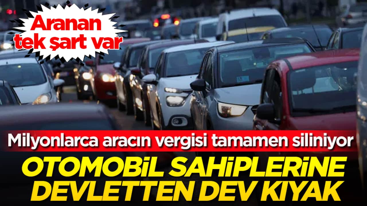 Otomobil sahiplerine devletten dev kıyak! Milyonlarca aracın vergisi tamamen siliniyor: Aranan tek şart var