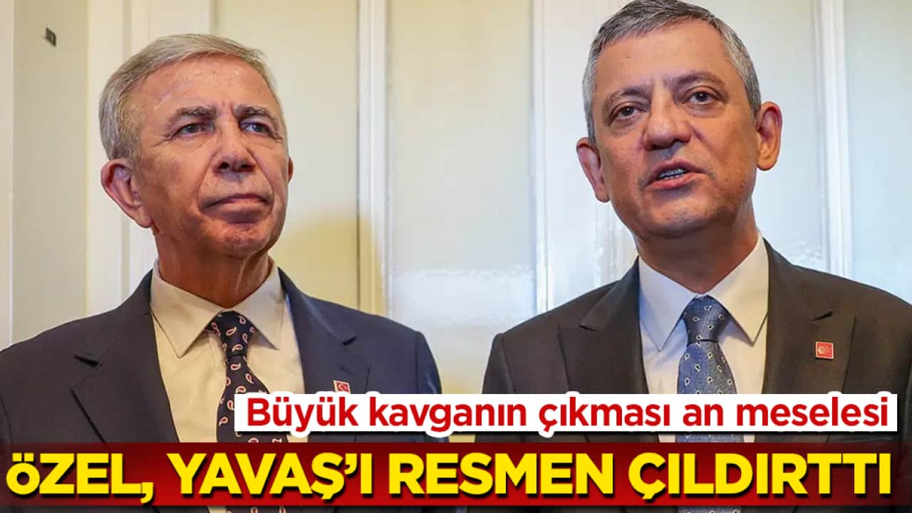 Özgür Özel, Mansur Yavaş’ı çıldırttı! Büyük kavganın çıkması an meselesi