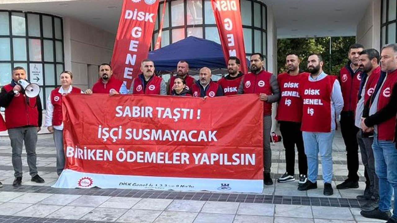 Foto - Parası ödenmeyen işçilerin CHP’li İzmir belediyesine isyanı 2. gününde