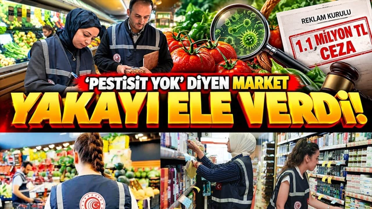 "Pestisit yok" reklamı pahalıya patladı! Zincir markete 1,1 milyon TL ceza
