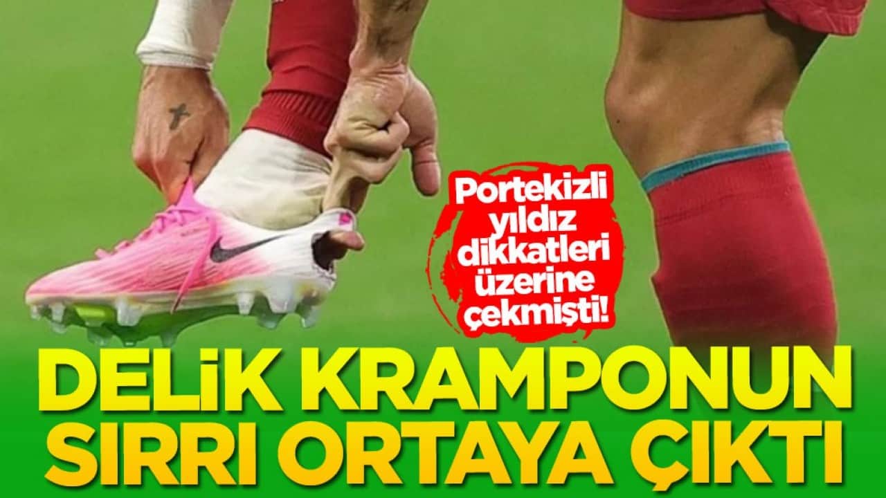 Portekizli yıldız dikkatleri üzerine çekmişti! Delik kramponun sırrı ortaya çıktı
