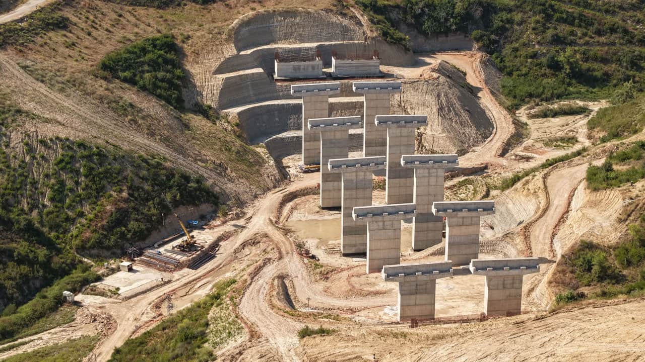 Foto - Projenin üçte biri tamam! 2 buçuk saatlik yol 36 dakikaya düşecek