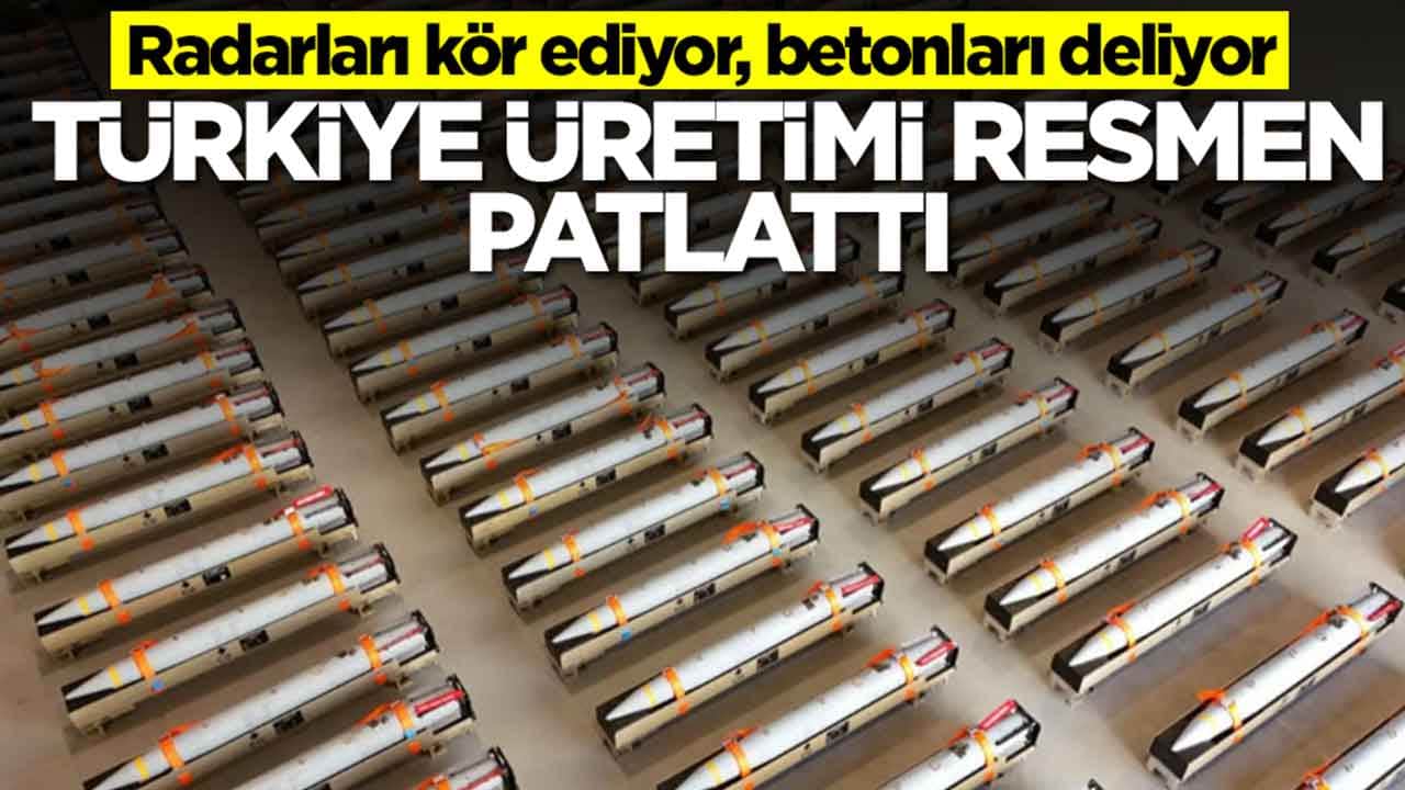 Radarları kör ediyor, betonları deliyor: Türkiye üretimi resmen patlattı