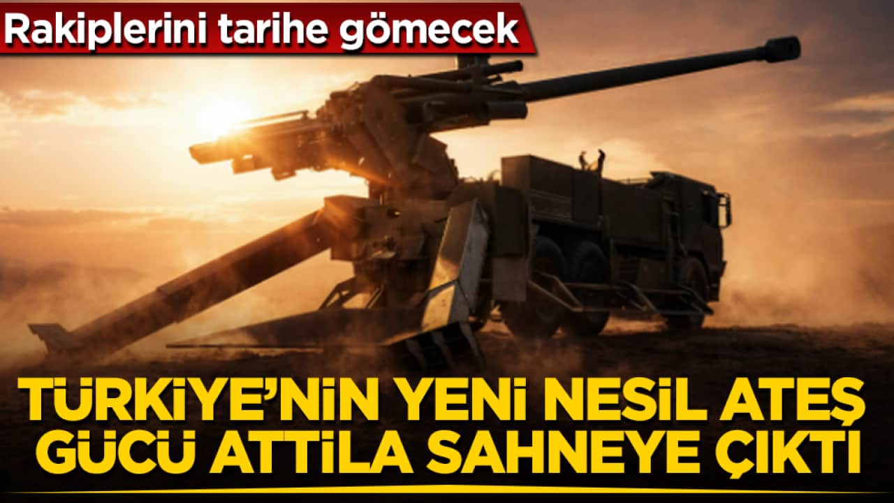 Rakiplerini tarihe gömecek! Türkiye’nin yeni nesil ateş gücü ATTİLA sahneye çıktı