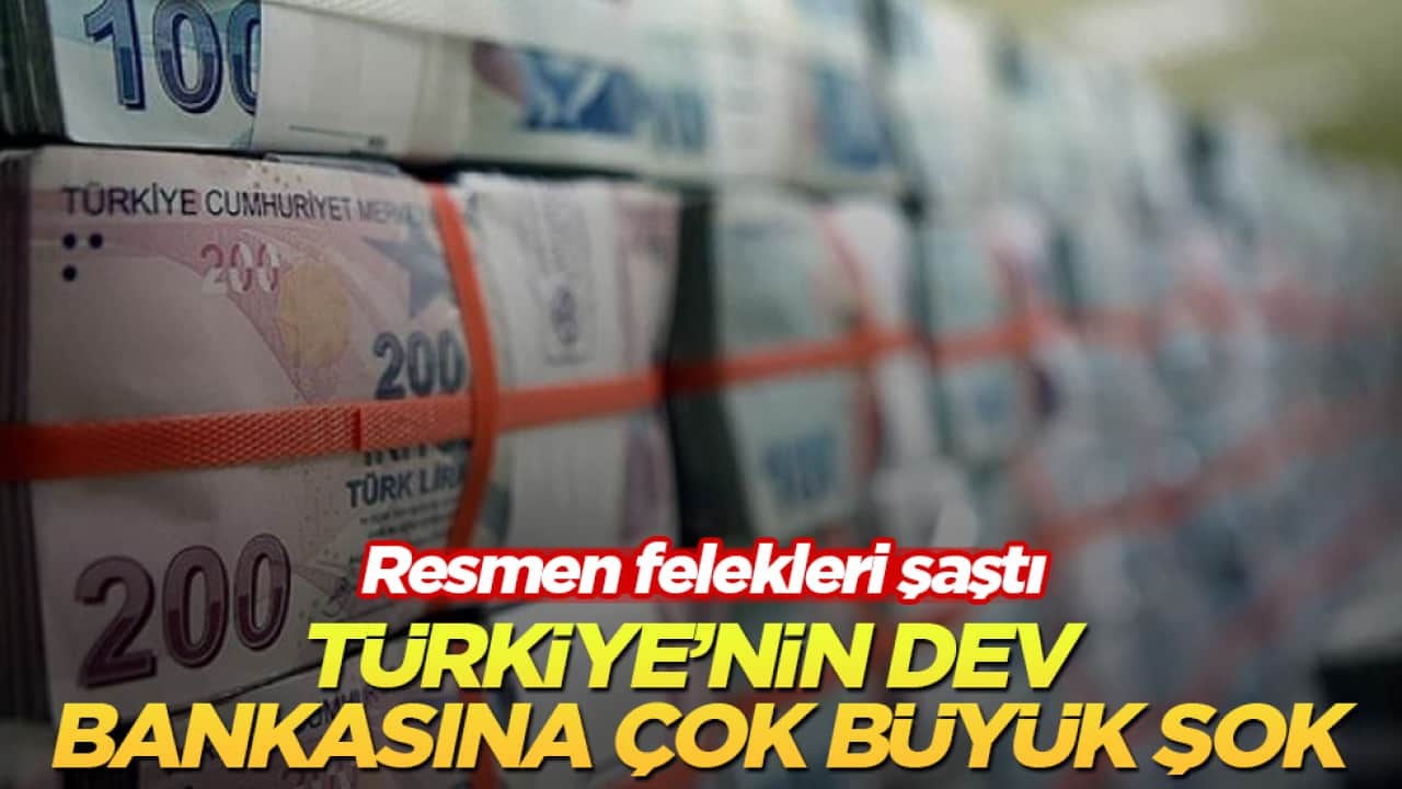 Resmen felekleri şaştı! Türkiye’nin dev bankasına çok büyük şok