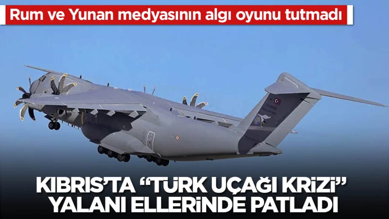 Rum ve Yunan medyasının algı oyunu tutmadı! Kıbrıs’ta "Türk uçağı krizi" yalanı ellerinde patladı: "Ercan radarları gerçeği gördü, tehlike yoktu"