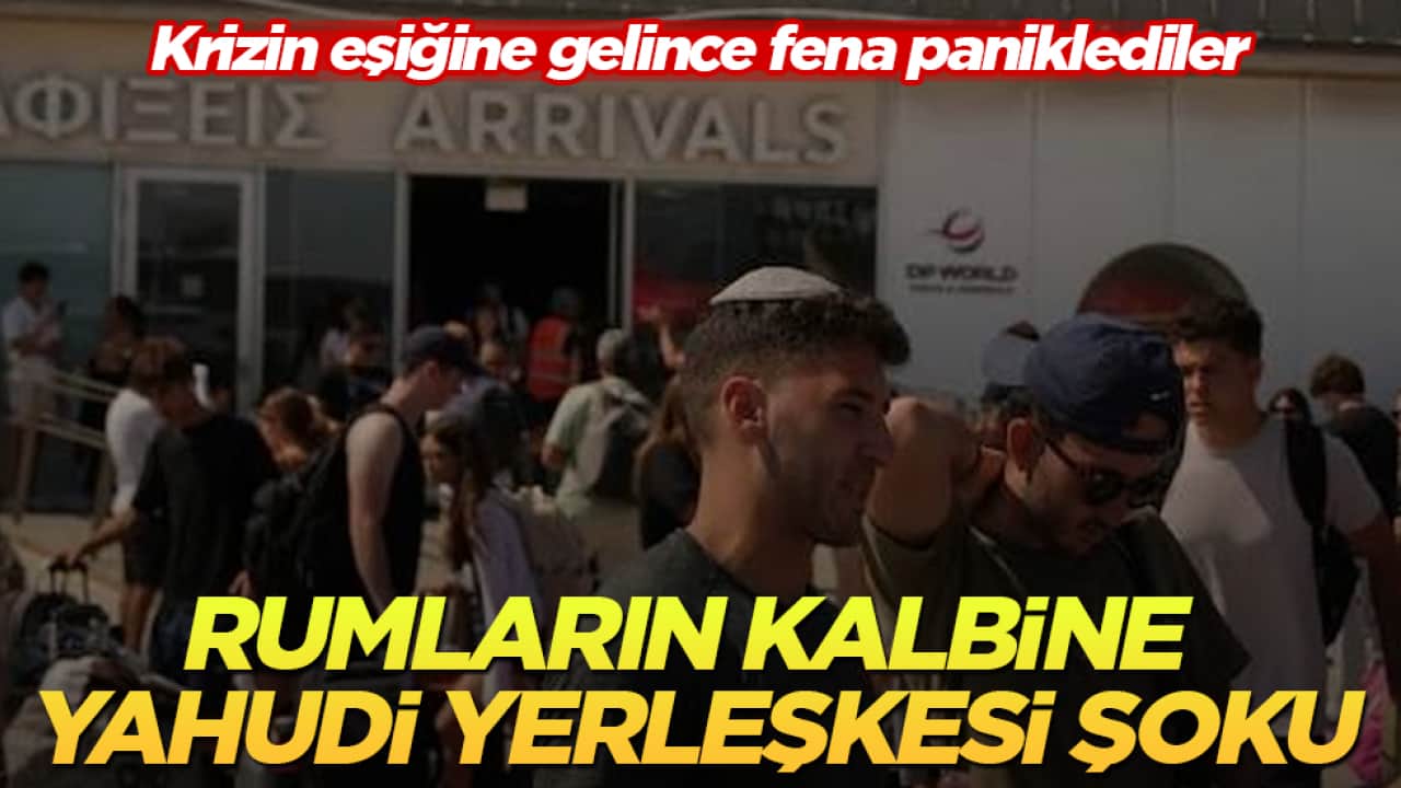 Rumların kalbine Yahudi yerleşkesi şoku! Krizin eşiğine gelince fena paniklediler