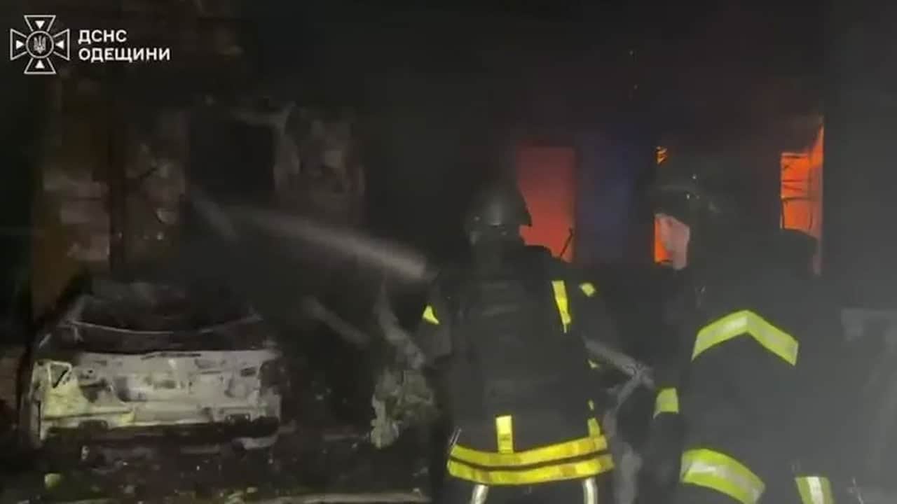 Foto - Rusya; Kiev ve Odessa’da askeri depoları vurdu