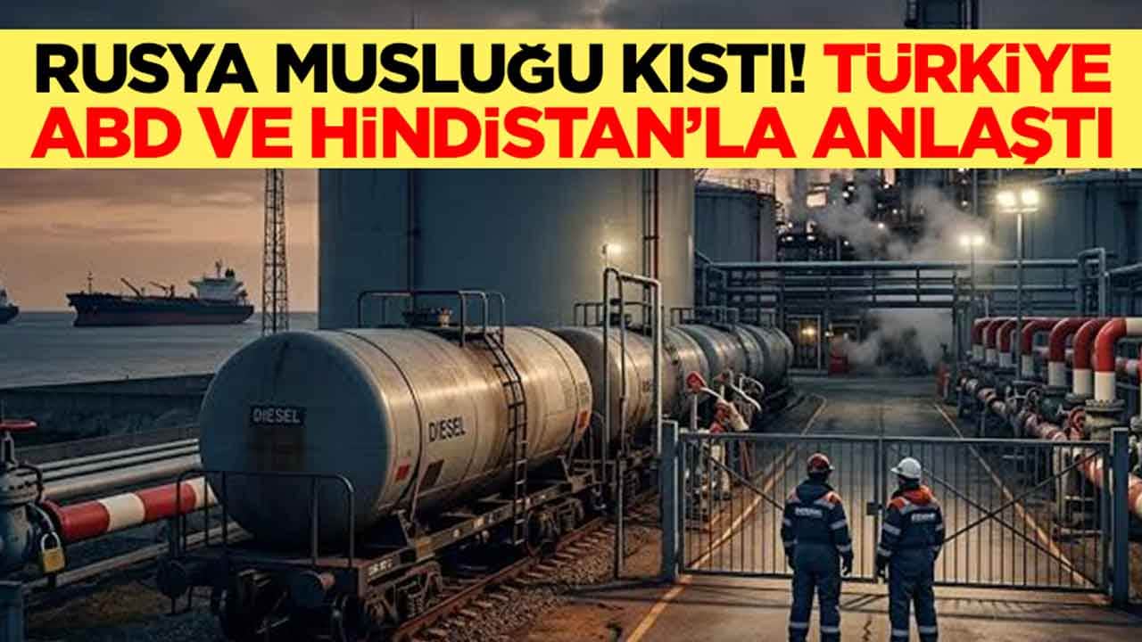 Rusya musluğu kıstı: Türkiye, Hindistan ve ABD ile anlaştı