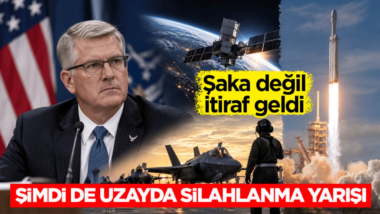 Şaka değil itiraf geldi! Şimdi de uzayda silahlanma yarışı