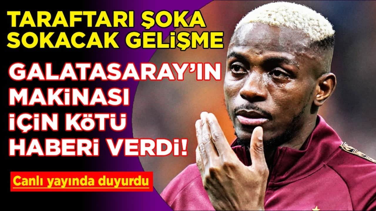 Sakatlanan Osimhen'le ilgili şok haberi yayında verdi: Sporting Lizbon maçında yok!