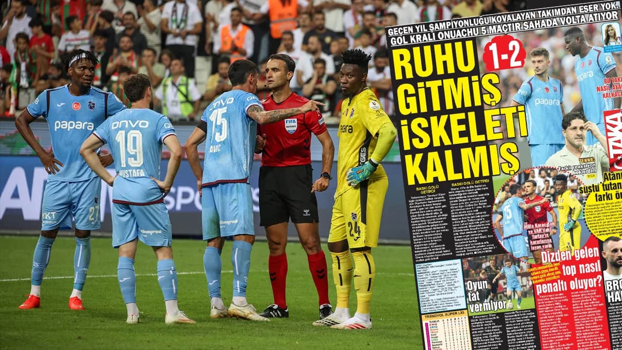 Salah’lı Trabzonspor’a yerel medya şoku: ‘Ruhu gitmiş iskeleti kalmış’