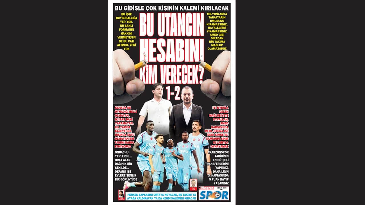 Foto - Salah’lı Trabzonspor’a yerel medya şoku: ‘Ruhu gitmiş iskeleti kalmış’