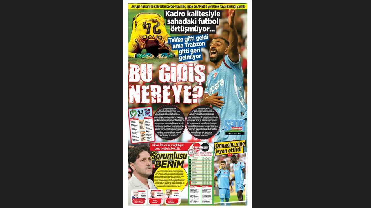 Foto - Salah’lı Trabzonspor’a yerel medya şoku: ‘Ruhu gitmiş iskeleti kalmış’