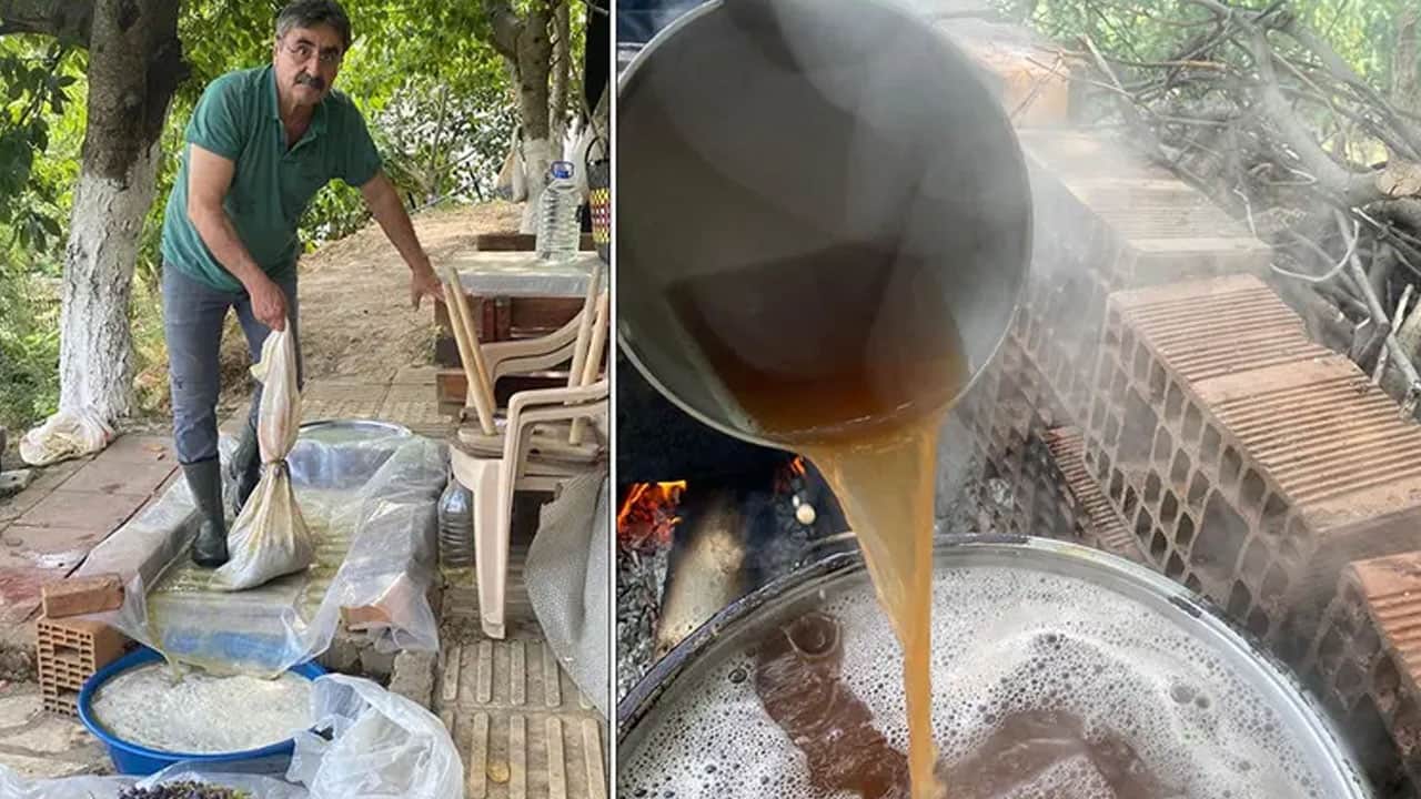 Foto - Salkım üzümleri ayakla ezip saatlerce kaynatılıyor: Bu basit noktalara dikkat etmek lazım... Değerini kat kat artırıyor...