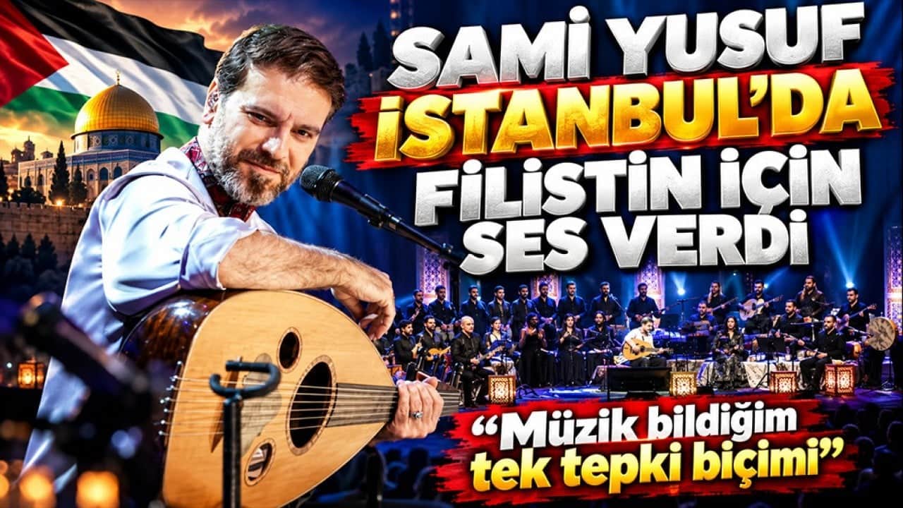 Sami Yusuf İstanbul’da Filistin için ses verdi: "Müzik bildiğim tek tepki biçimi"