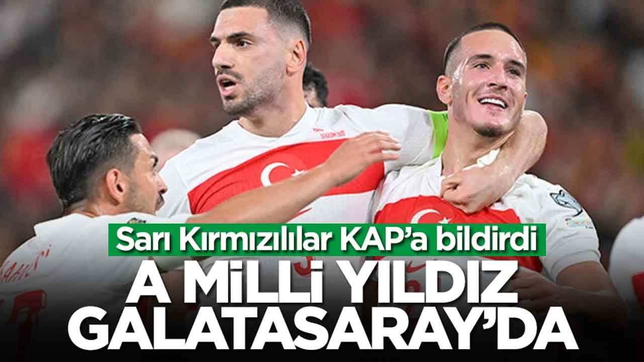 Sarı Kırmızılılar KAP’a bildirdi: A Mlli yıldız Galatasaray'da