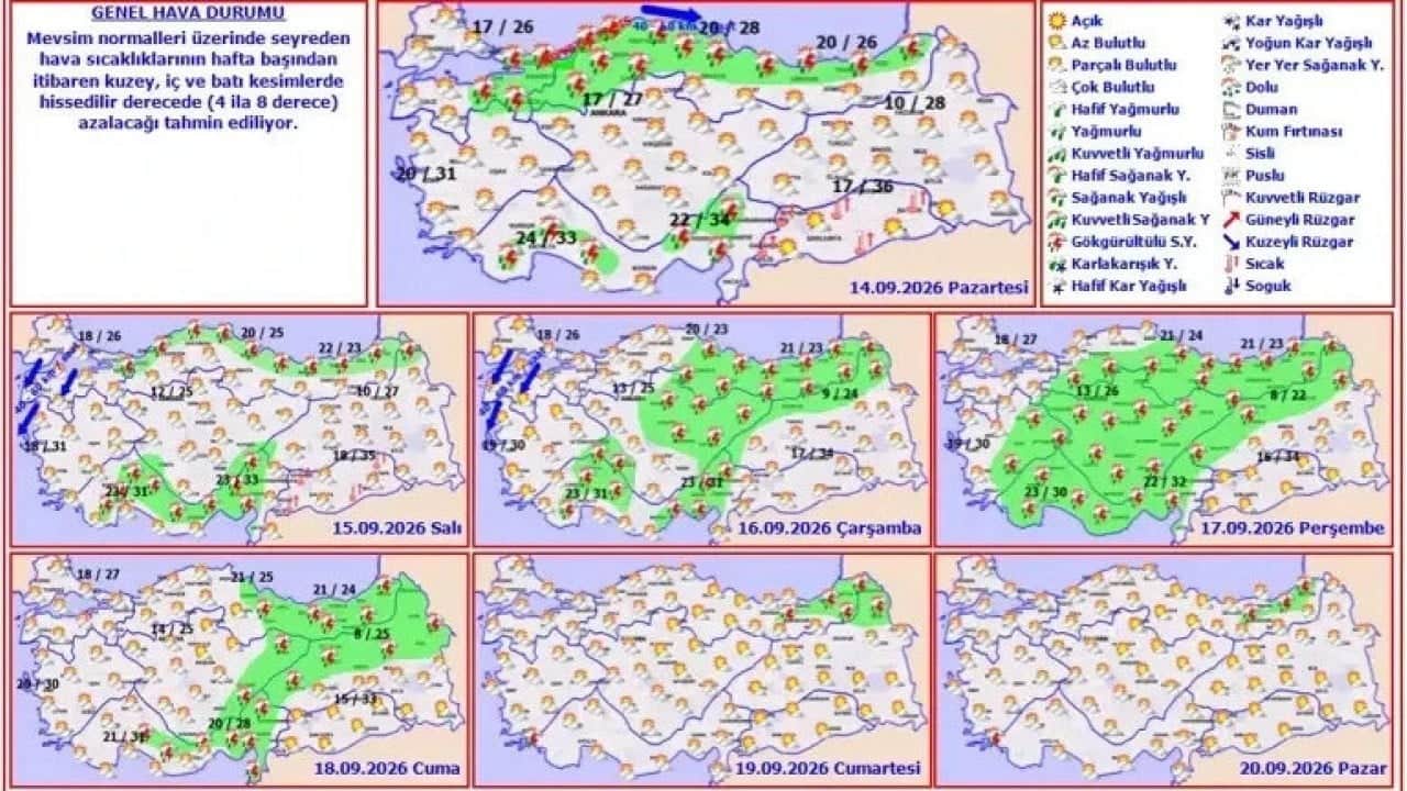 Foto - Sarı kodlu yağış uyarısı: 4 il için Meteoroloji ve AKOM peş peşe uyardı!