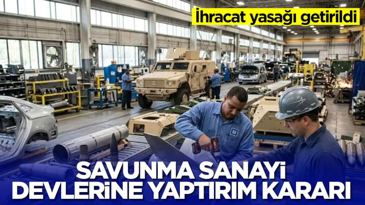 Savunma sanayi devlerine yaptırım kararı: İhracat yasağı getirildi