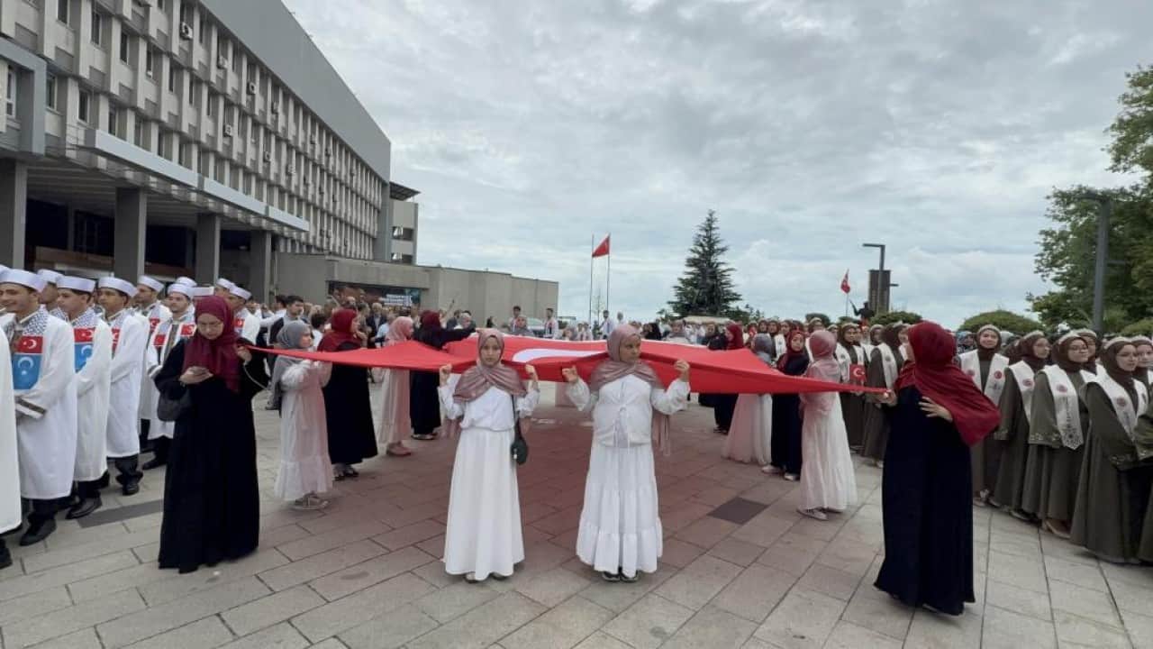 Foto - Şehirde ilk kez düzenlendi Hafızlık icazet merasiminde mehter çoskusu