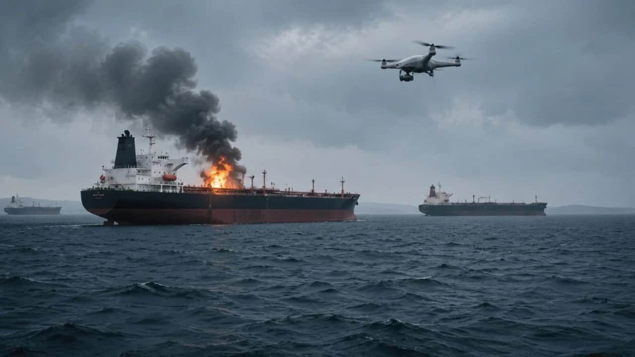 Foto - Sıcak gelişme: İstanbul yakınlarındaki 3 gemiye peş peşe İHA saldırısı
