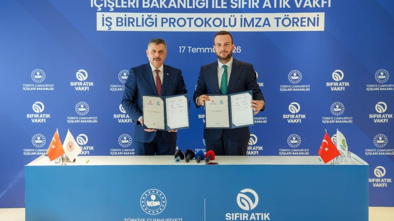 Foto - İçişleri Bakanlığı ile Sıfır Atık Vakfı arasında iş birliği protokolü imzalandı