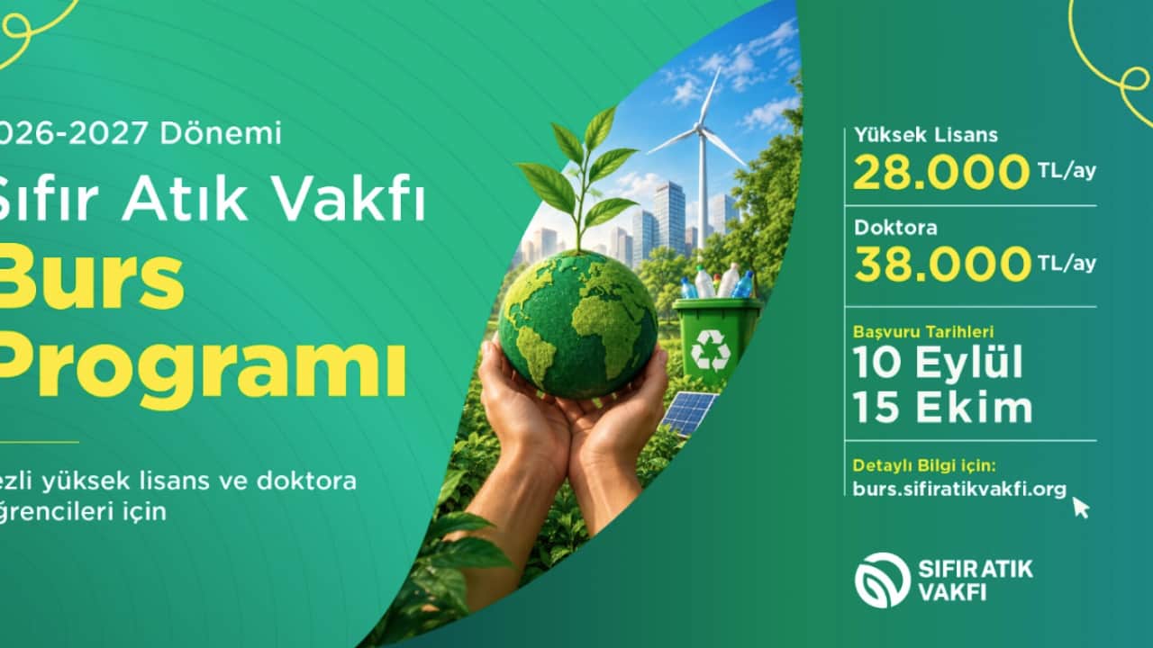 Sıfır Atık Vakfı’ndan Lisansüstü Öğrencilere Yeni Dönem Burs Programı