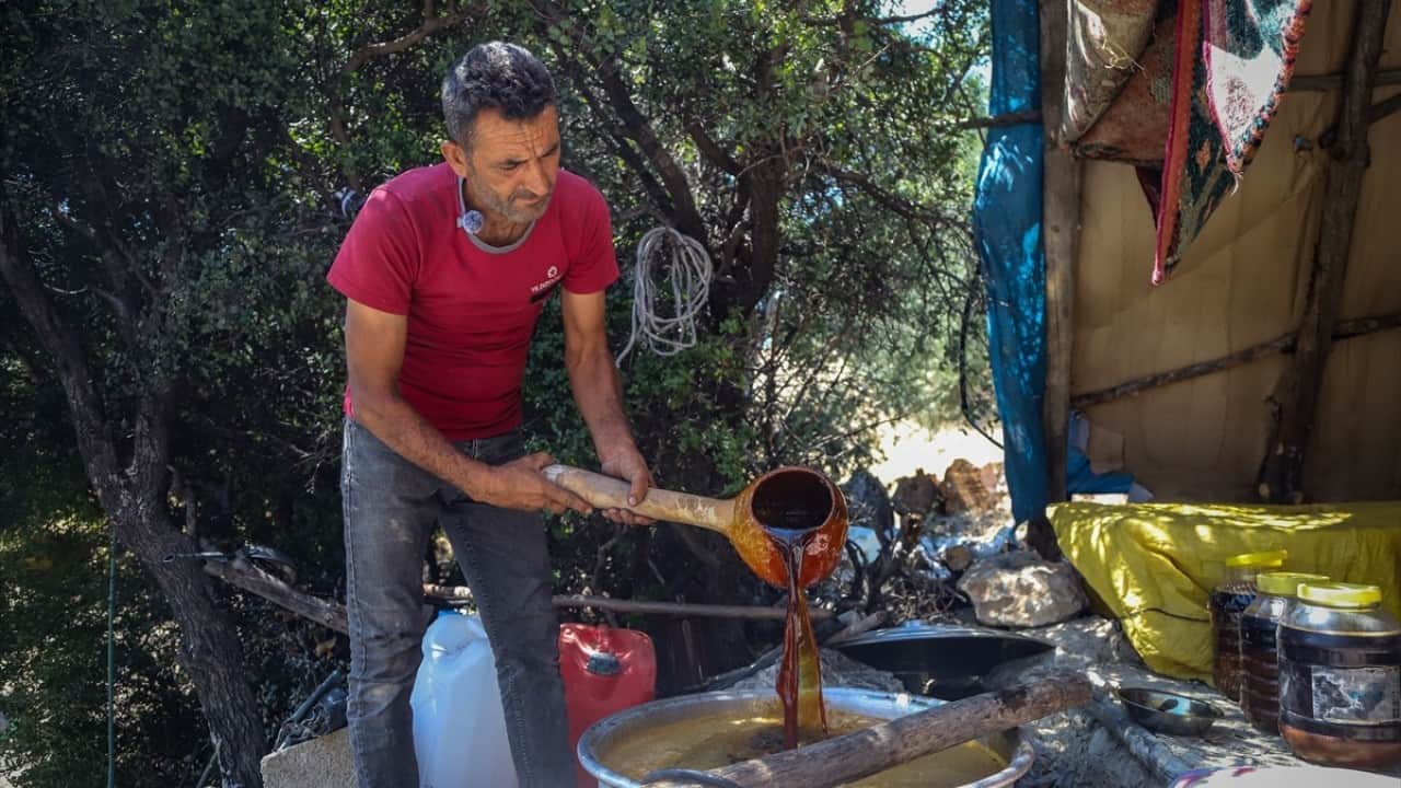 Foto - Şıhranada toplanıp yapıyorlar Pekmezi satmıyor kendileri tüketiyorlar
