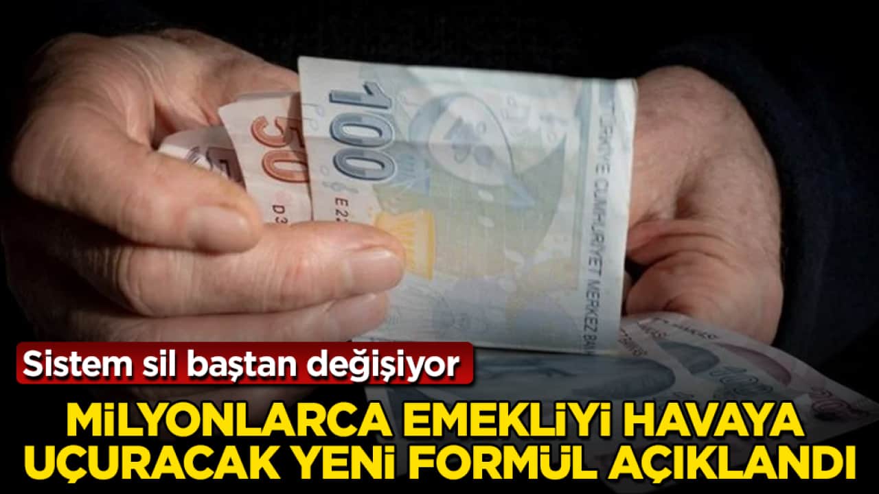 Sistem sil baştan değişiyor! Milyonlarca emekliyi havaya uçuracak yeni formül açıklandı